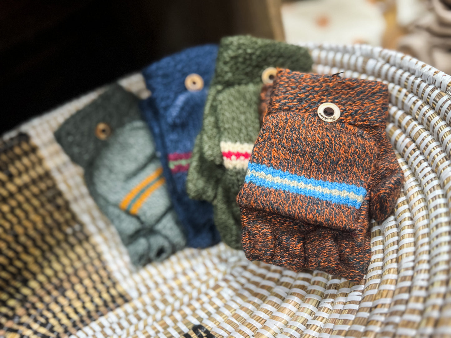 Fingerless Glove Mittens - Various