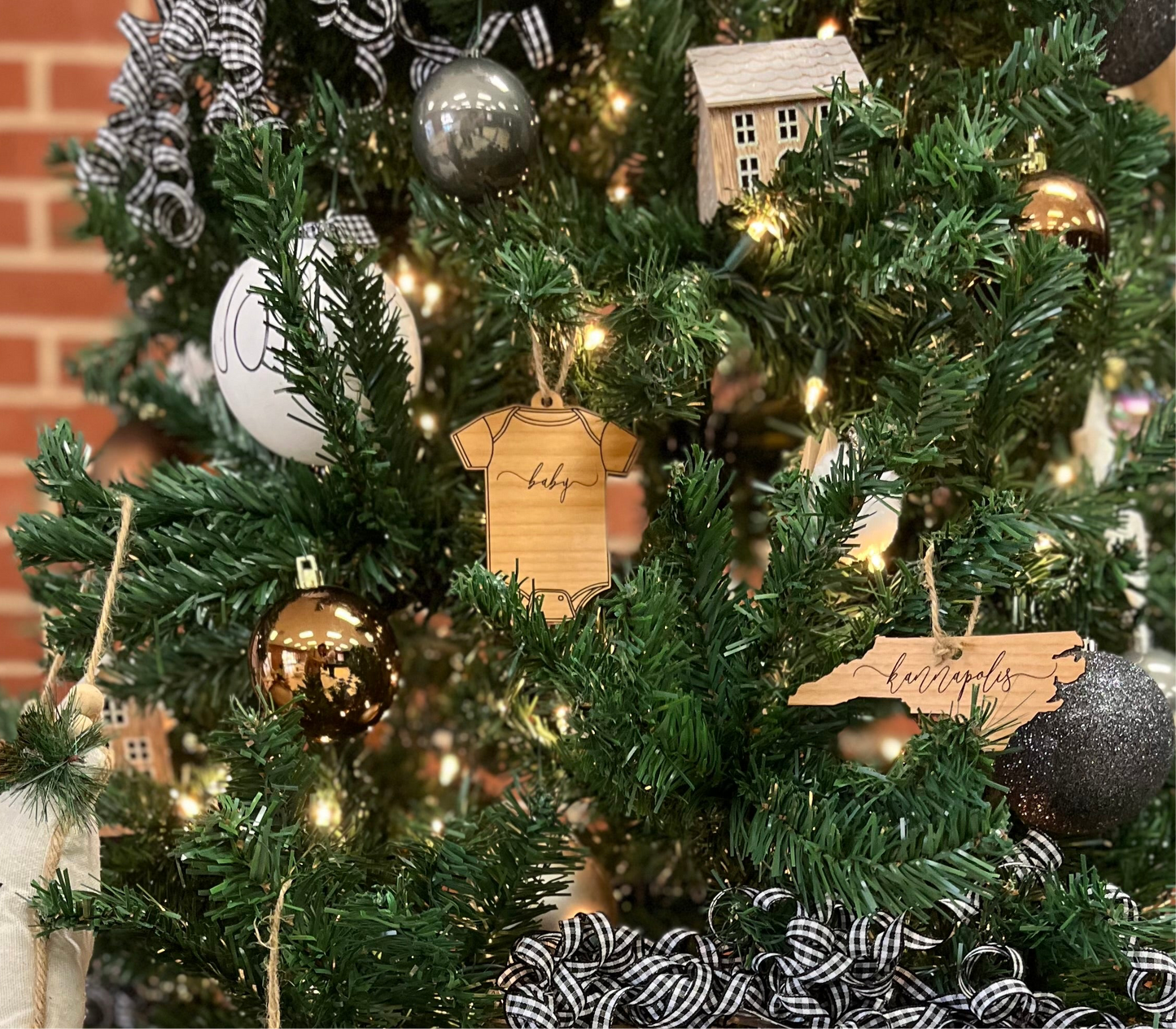 Ornament - ‘Baby ‘ Onesie