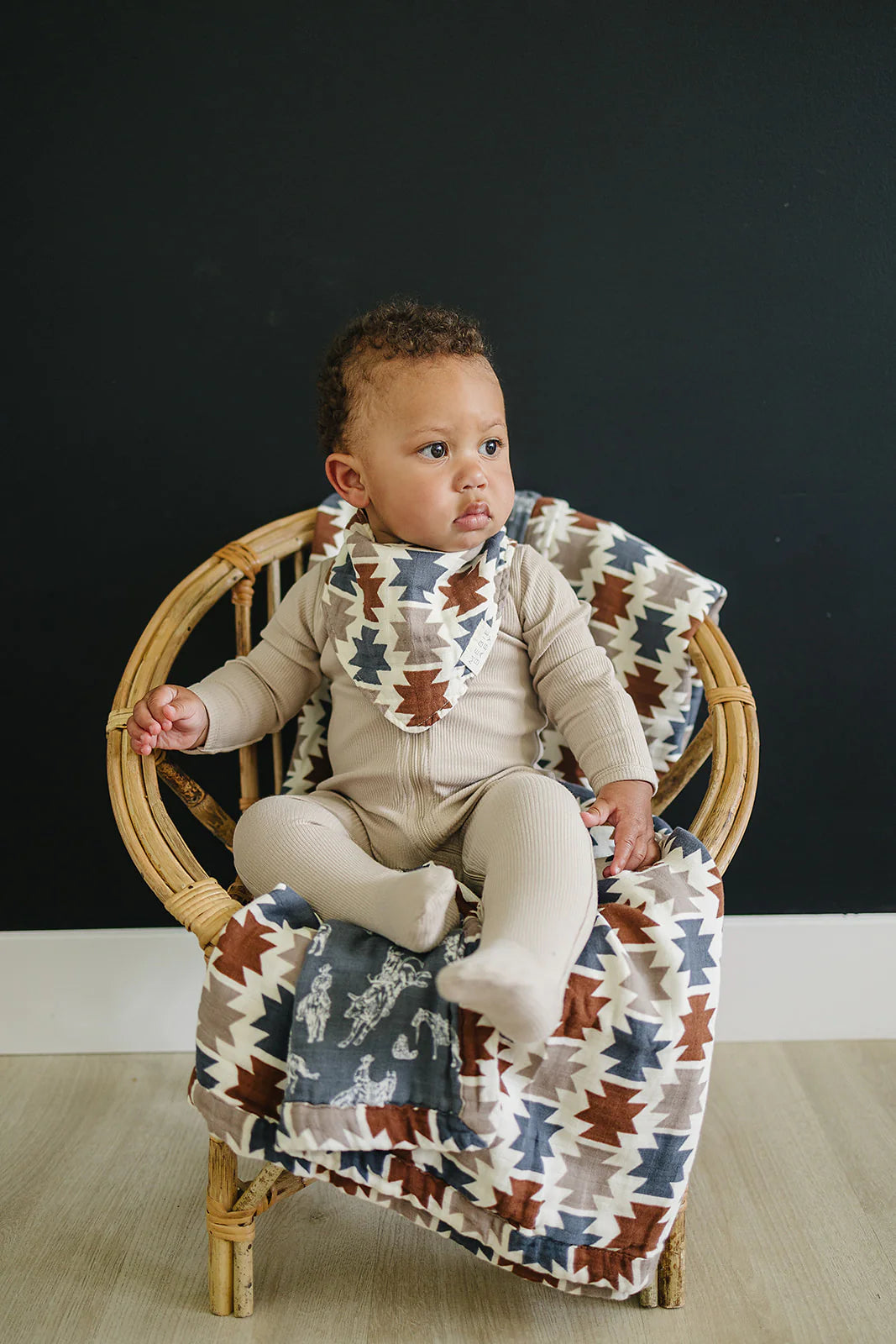 Muslin Bib - Western Aztec