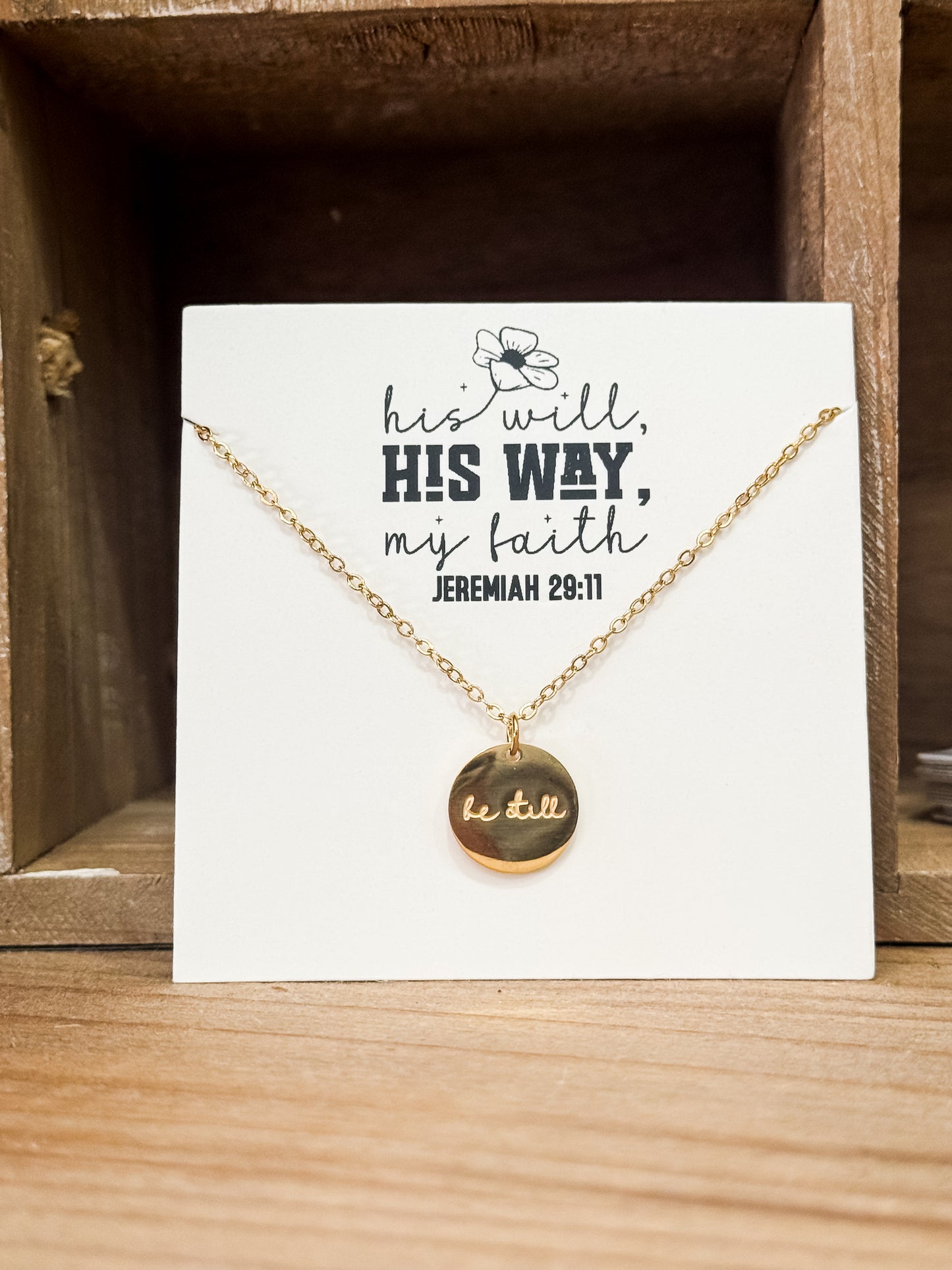 Necklace - Be Still Gold