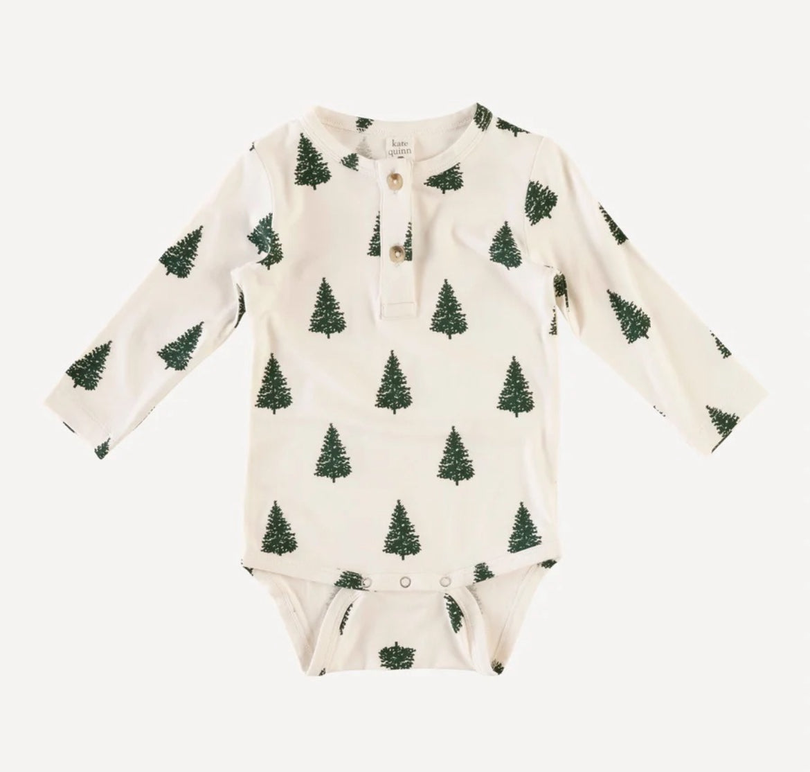 Henley Bodysuit - Mountain view Forest Pine