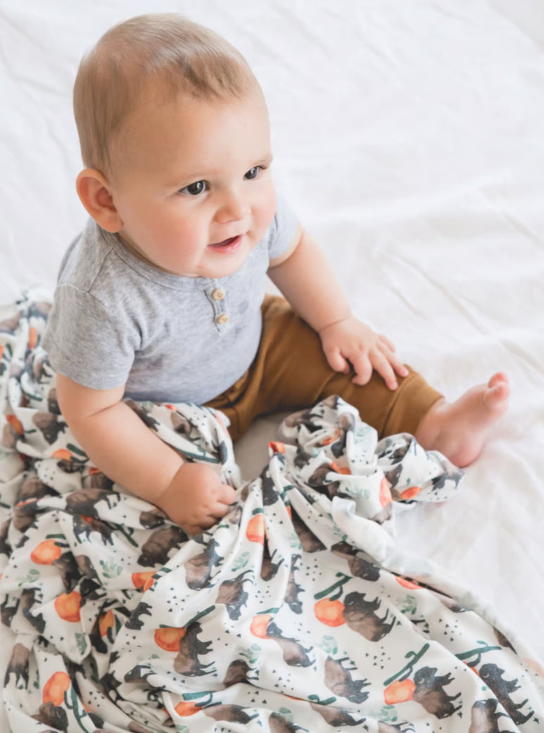 Copper Pearl Swaddle- Bison
