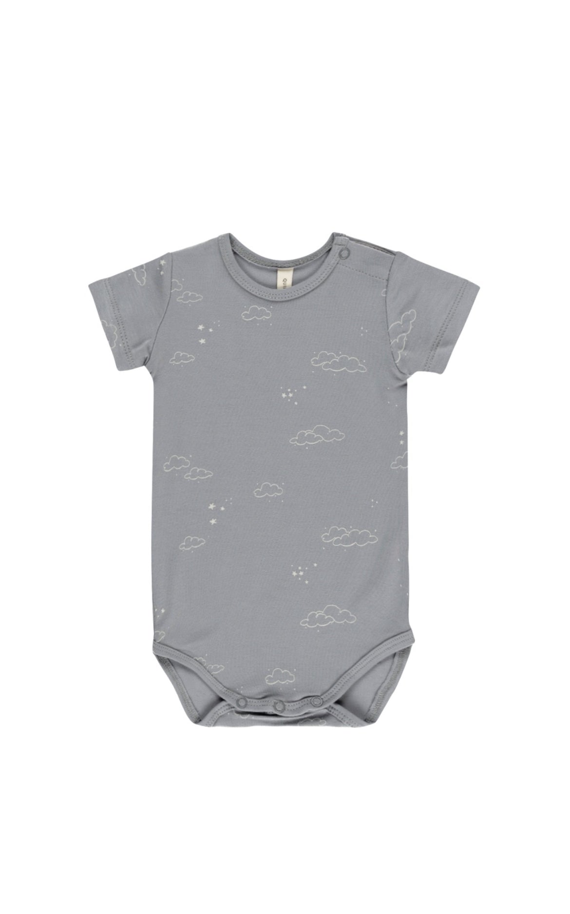 Bamboo Short Sleeve Onesie - Clouds