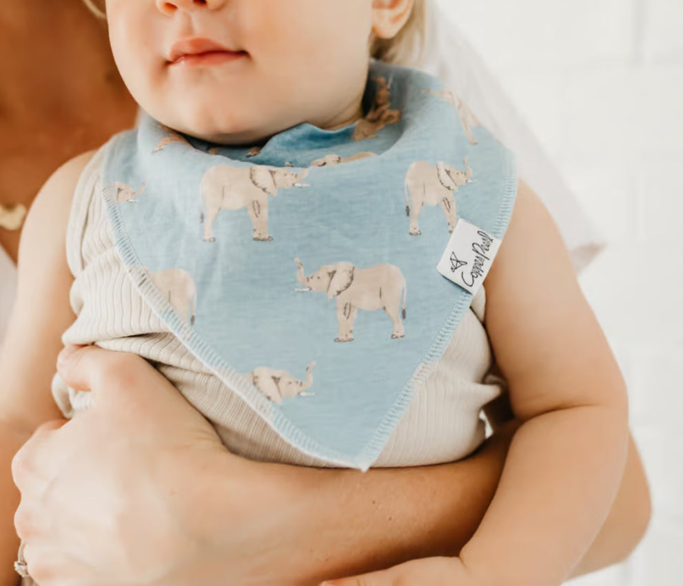 Copper Pearl Bib Set- Peanut