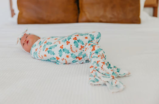 Copper Pearl Swaddle - Holly