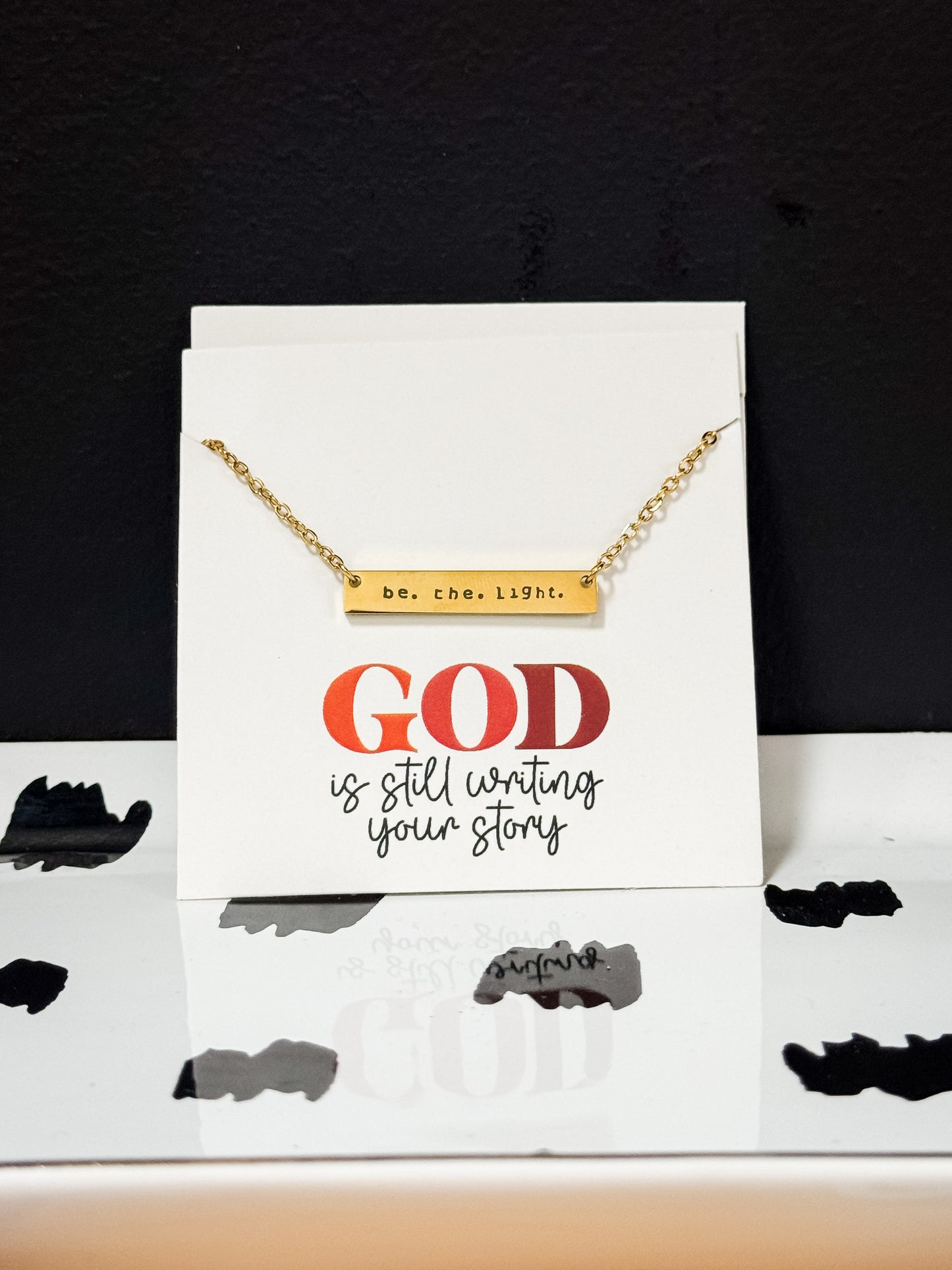 Necklace - Be the Light Gold