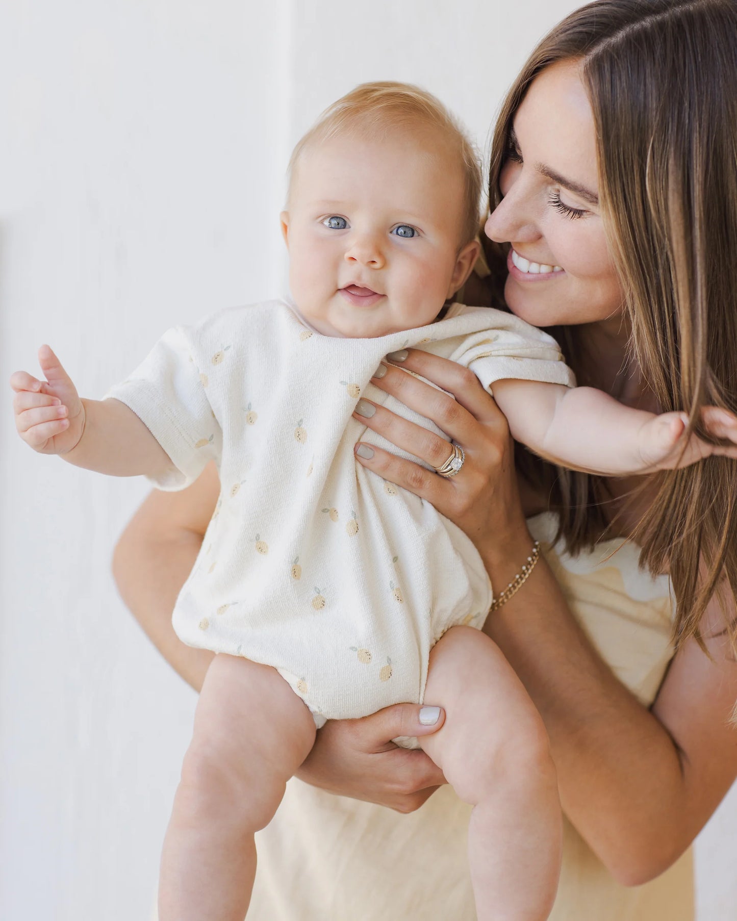 Relaxed Bubble Romper - Lemons