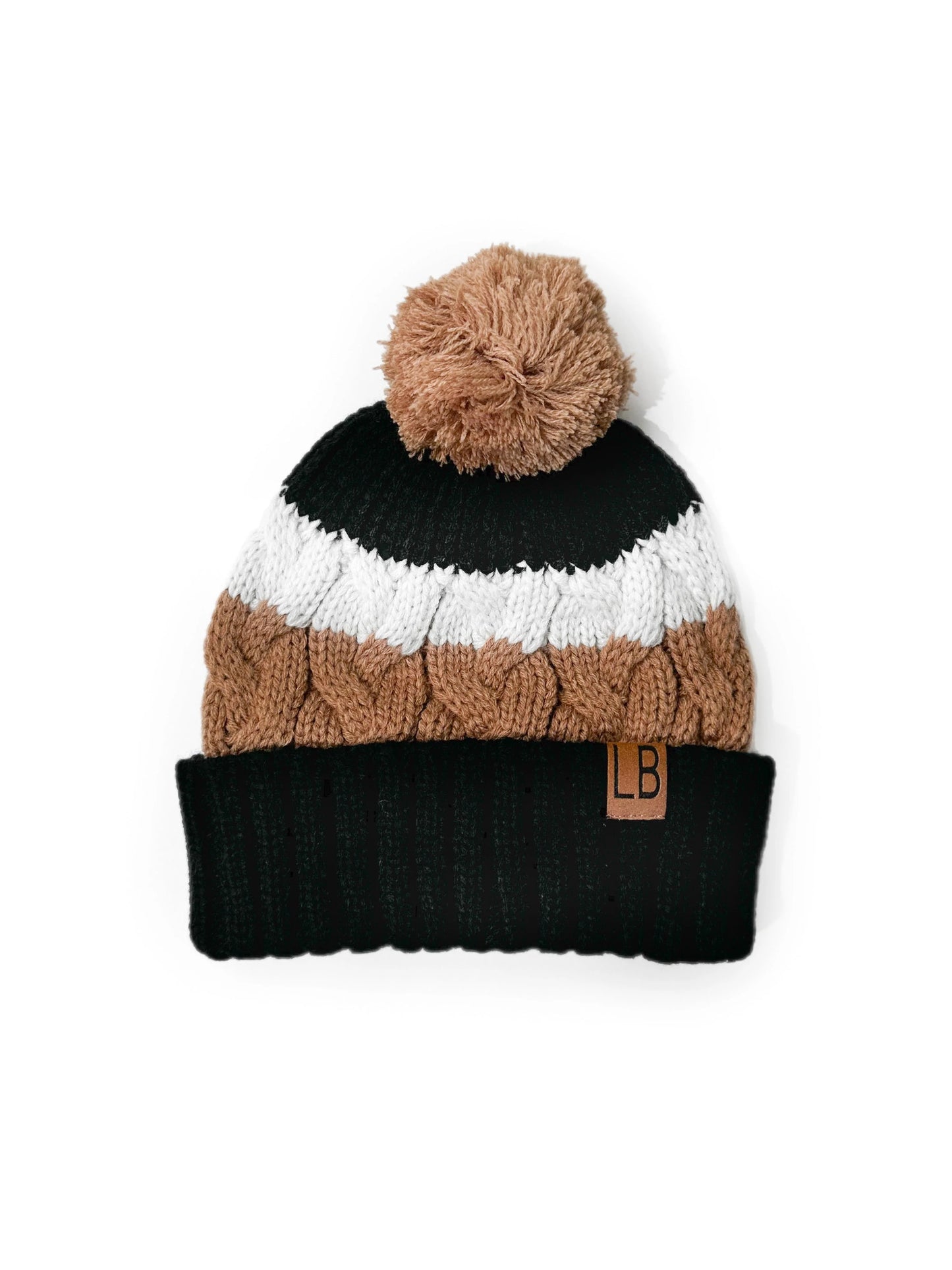 Little Bipsy Chunky Pom Beanie - Nutmeg