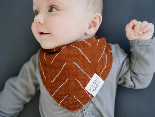 Muslin Bib - Rust