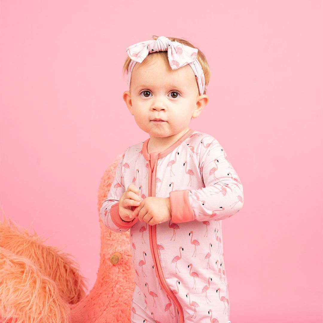 Bamboo Sleeper - Pink Fancy Flamingos
