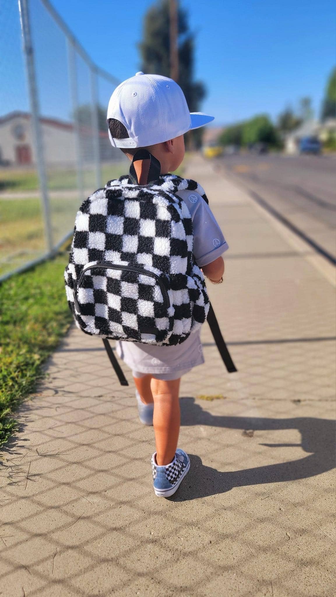 The Aspen Mini Backpack - Checkered