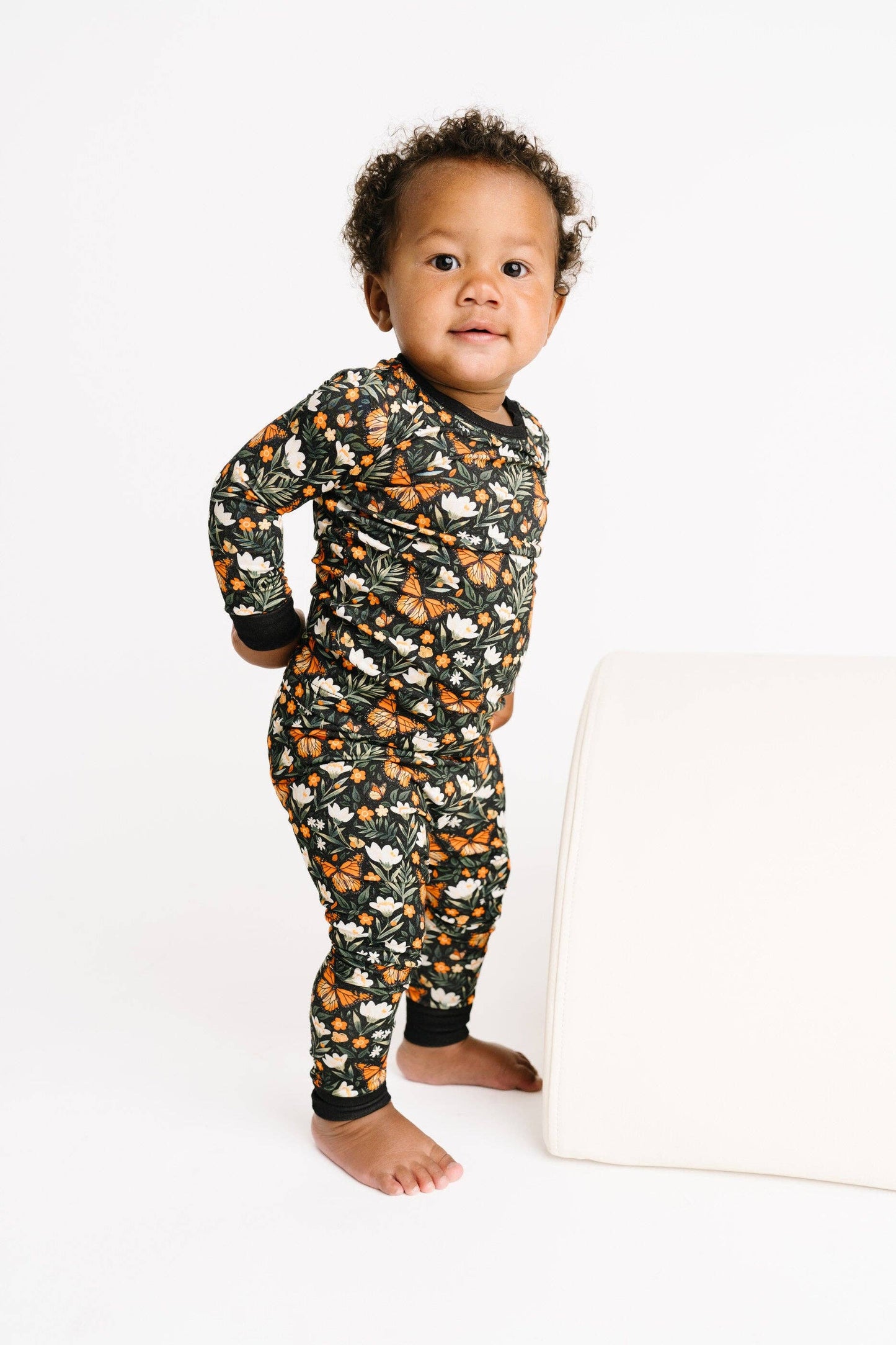 Bamboo Set - Monarch Butterfly Floral