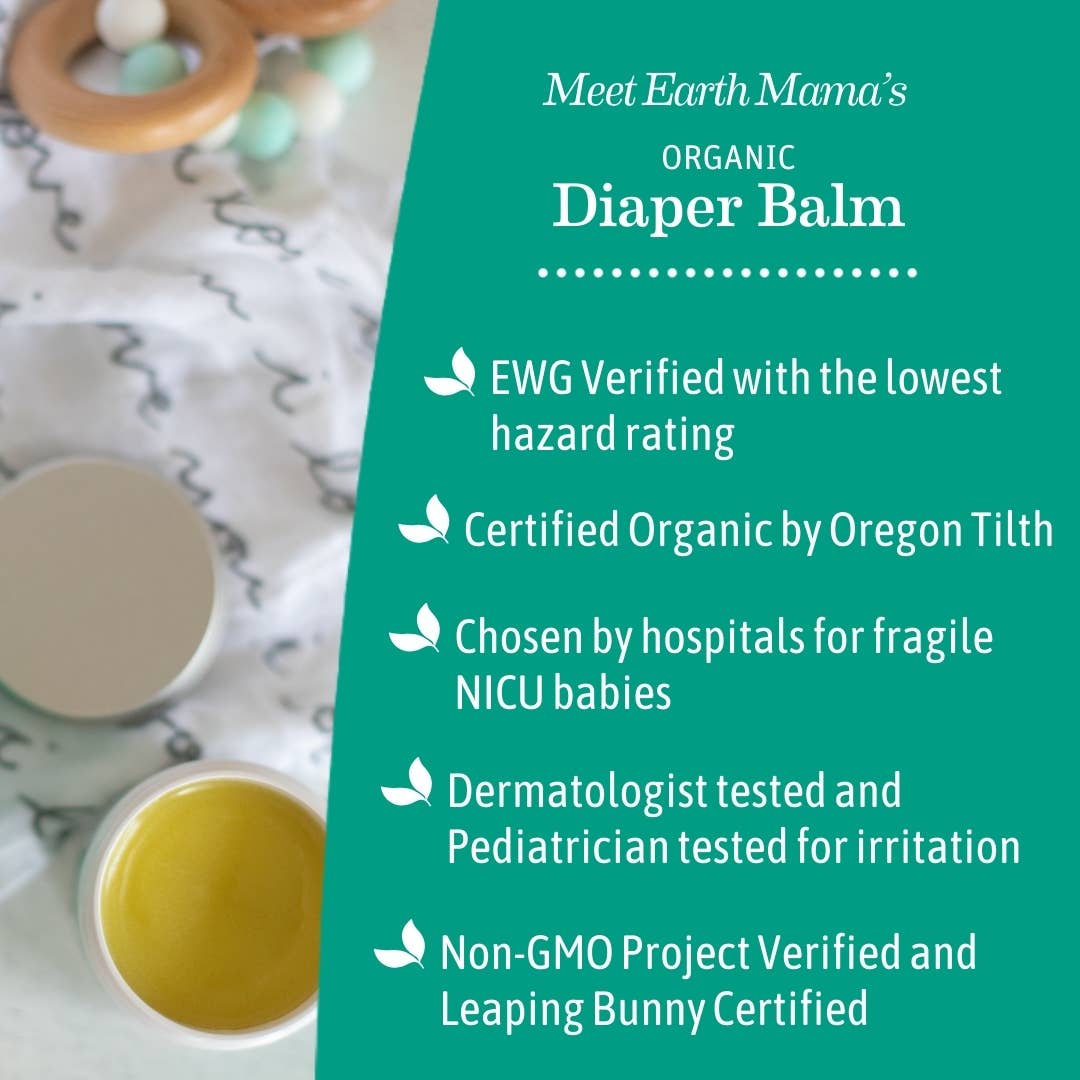 Organic Diaper Balm - 2oz