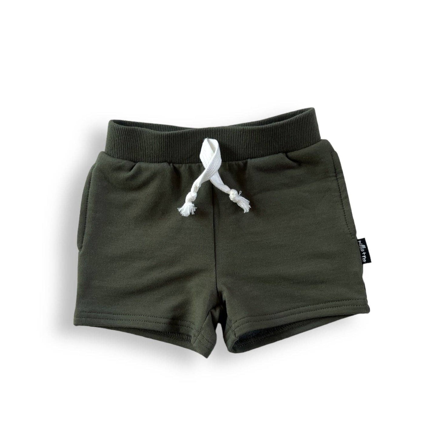 BAMBOO JOGGER SHORTS - Moss