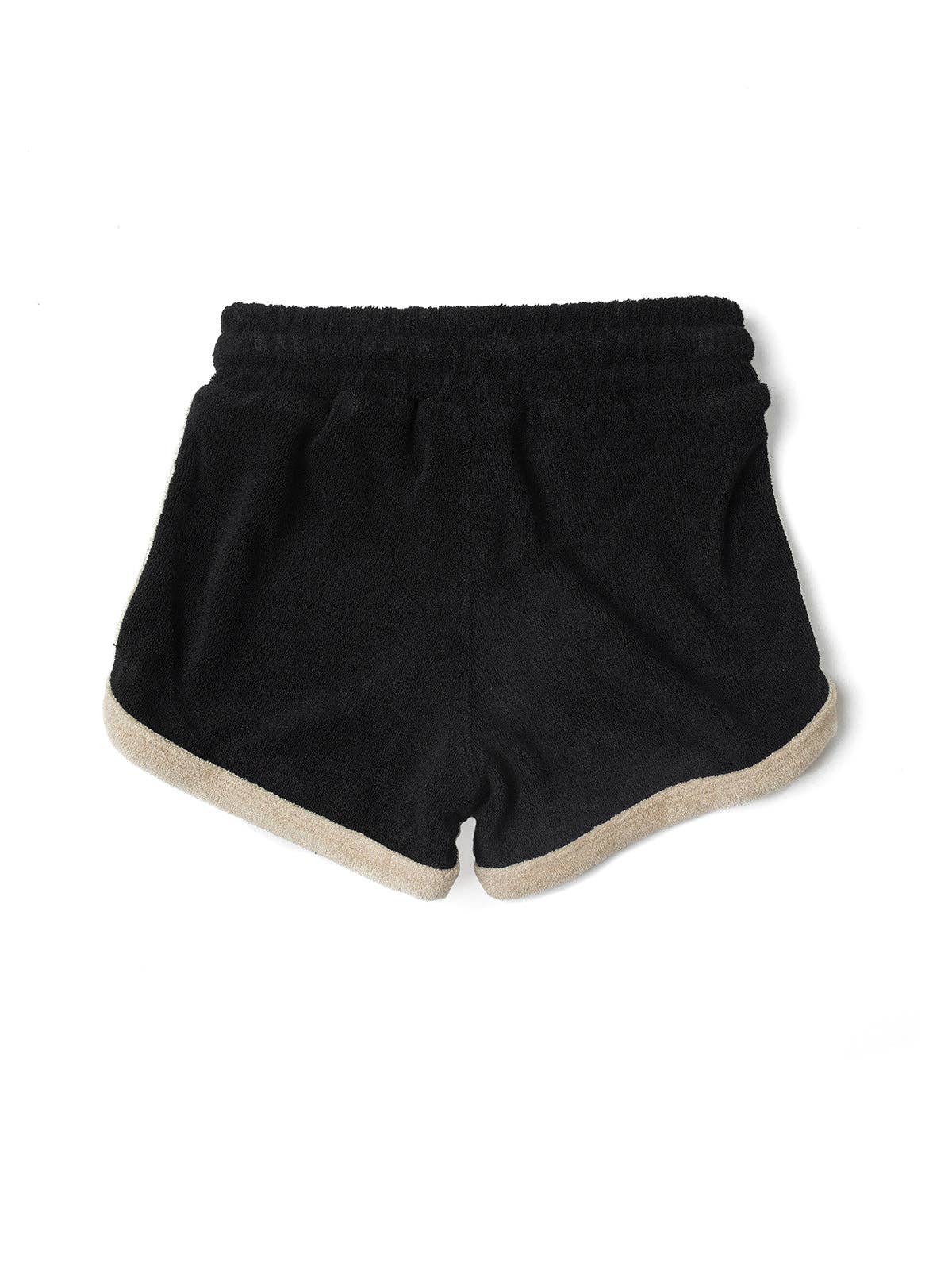 Terry Cloth Shorts - Black