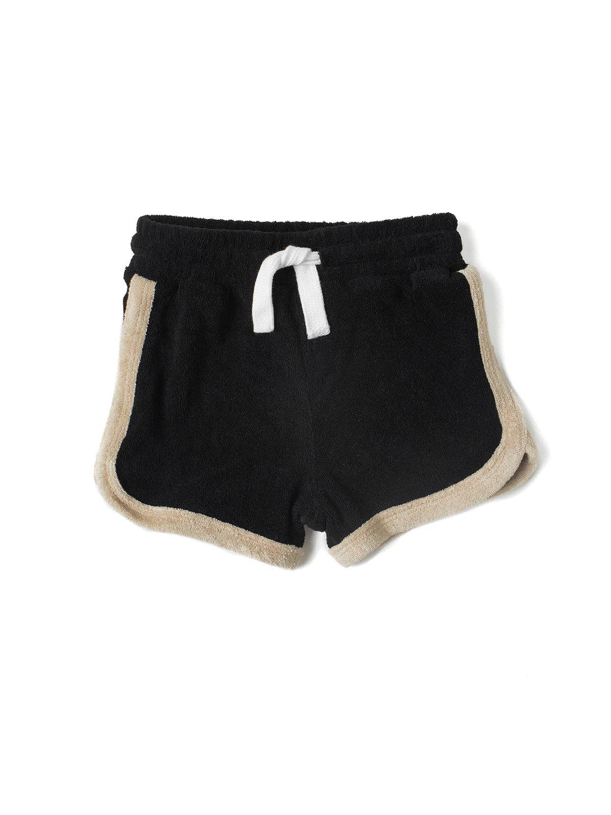 Terry Cloth Shorts - Black