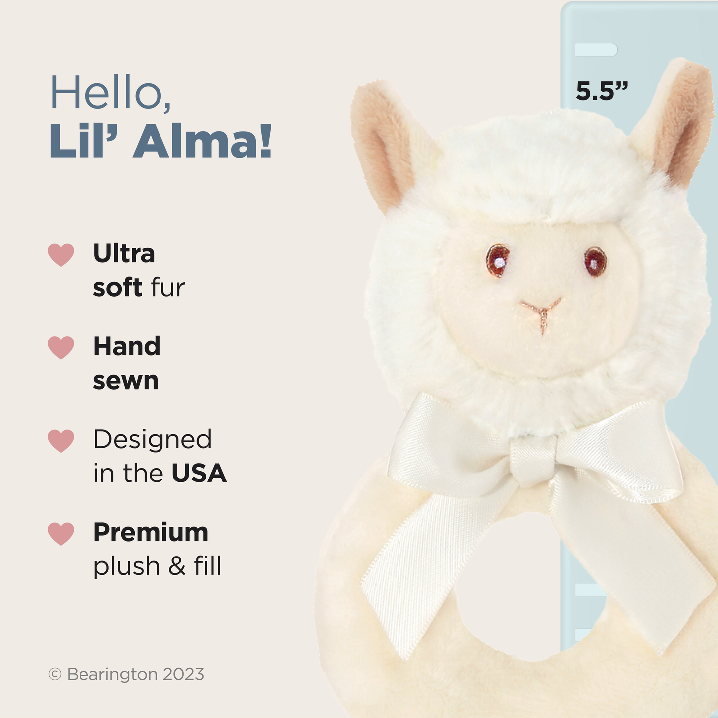 Lil' Alma Llama - Ring Rattle