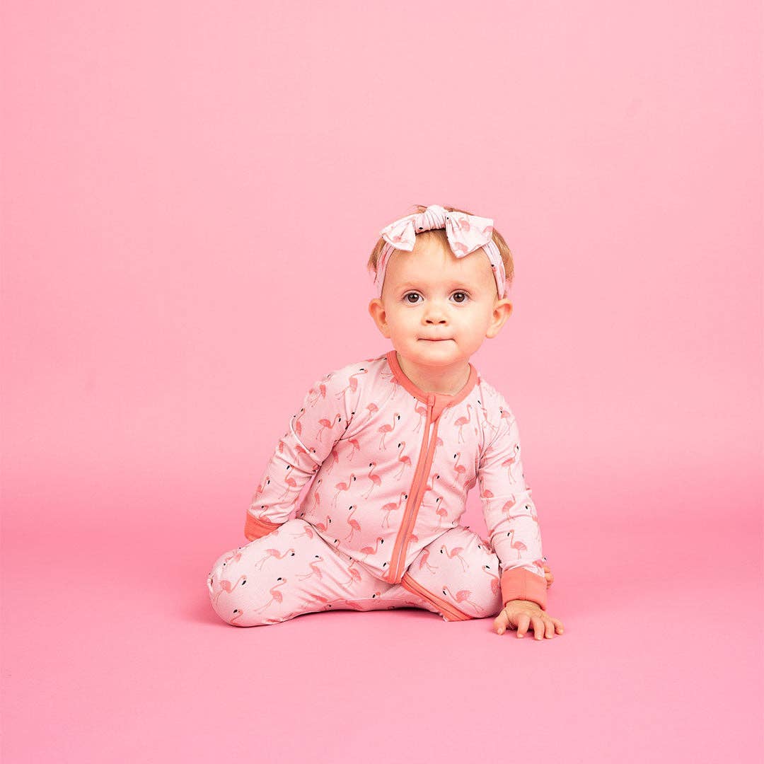 Bamboo Sleeper - Pink Fancy Flamingos