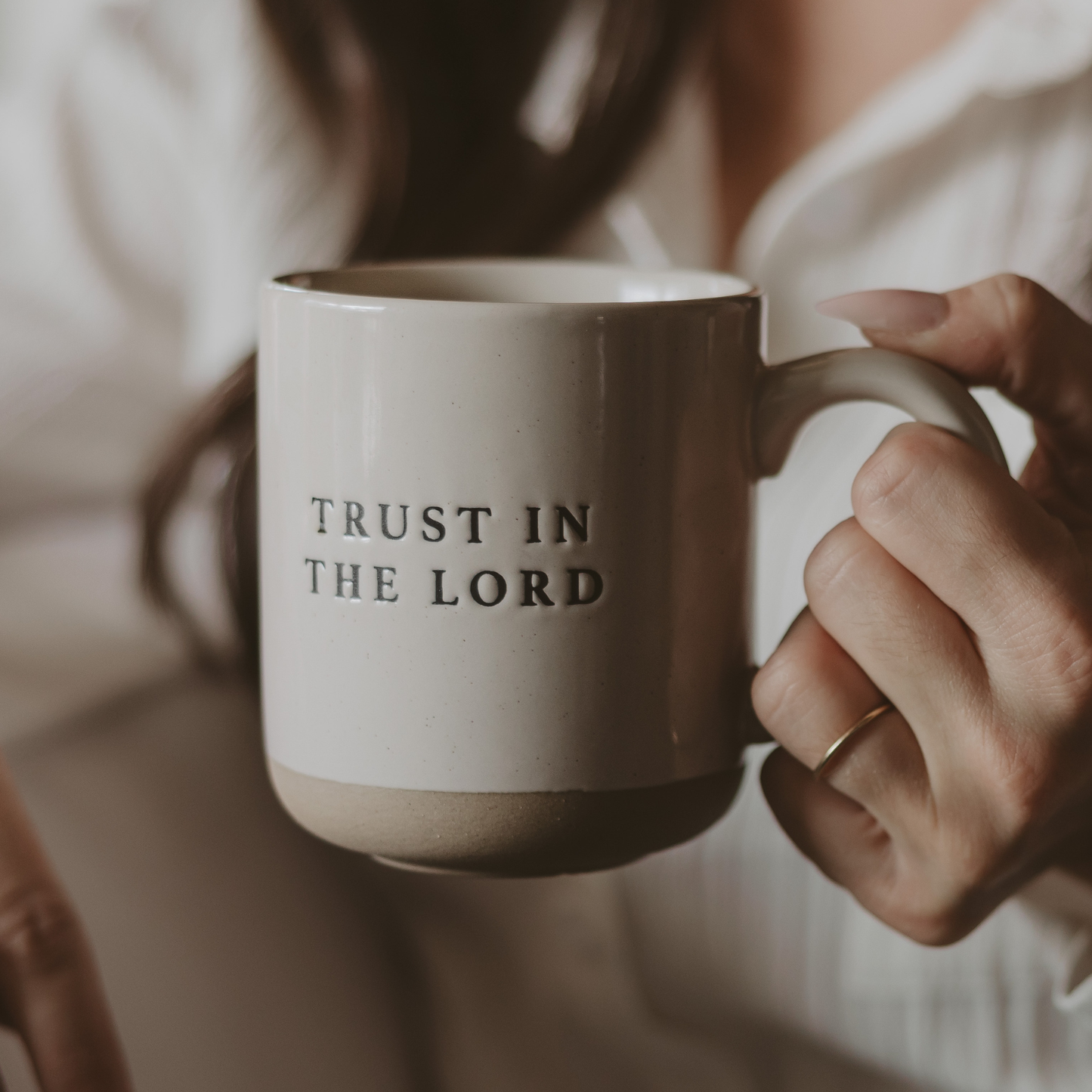 Trust In The Lord - Stoneware Coffee Mug