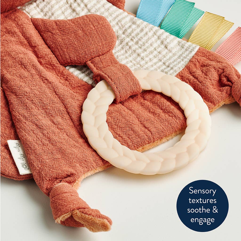 Bitzy Crinkle Toy/Teether - Fox
