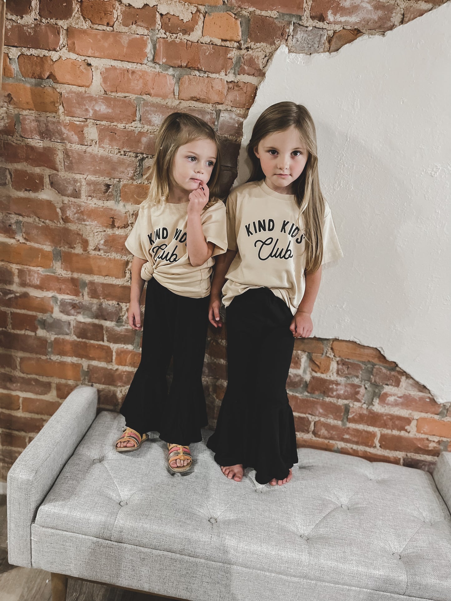 Kind Kids Club - Black Bell Bottoms