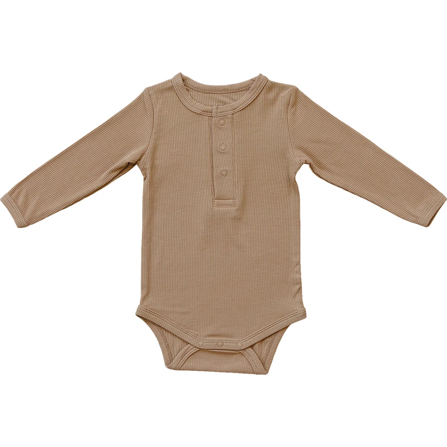 Ribbed Bamboo Bodysuit- Latte