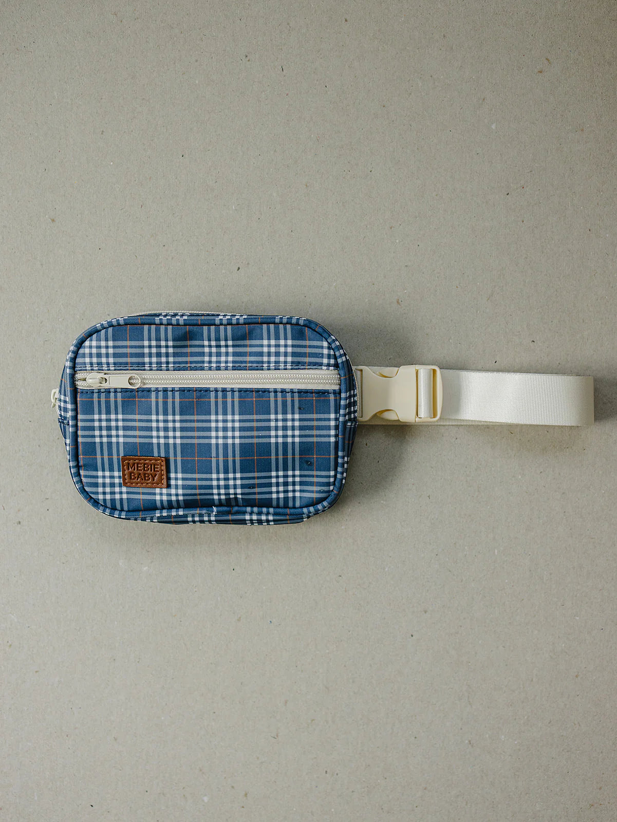 Mini Fanny Pack - Navy Plaid