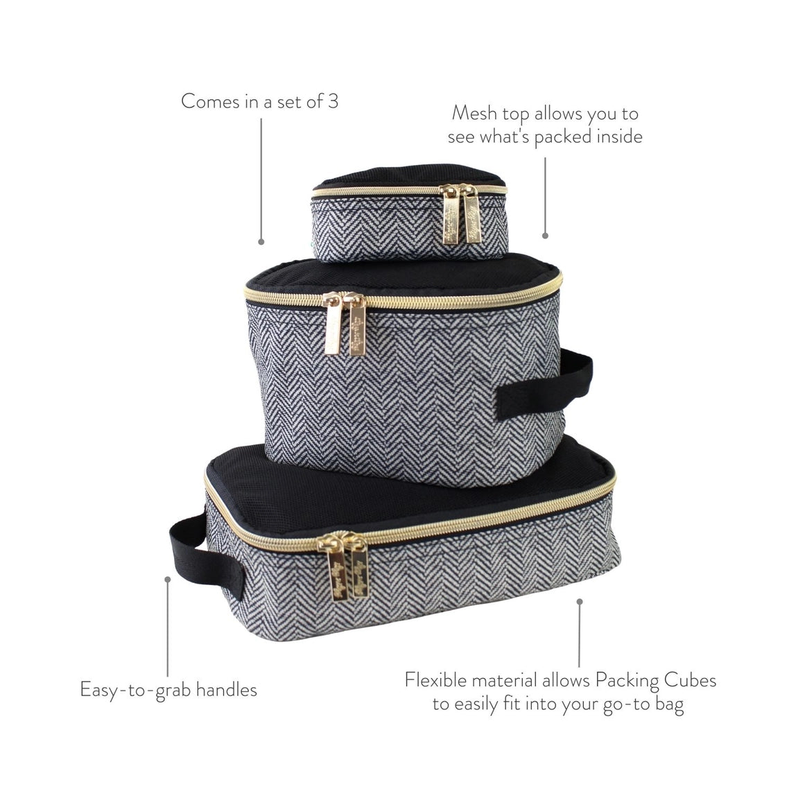 Pack Like a Boss Packing Cubes - Terracotta Sun