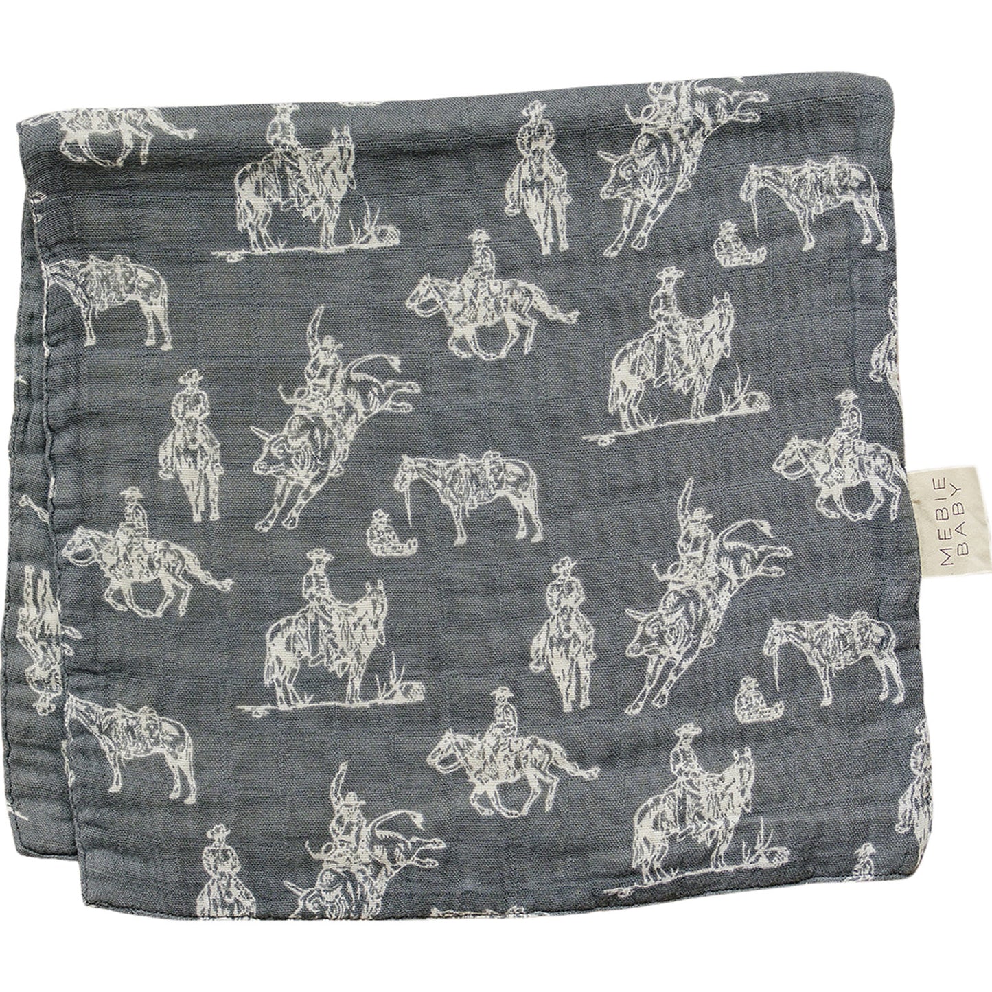 Muslin Burp Cloth - Wild West