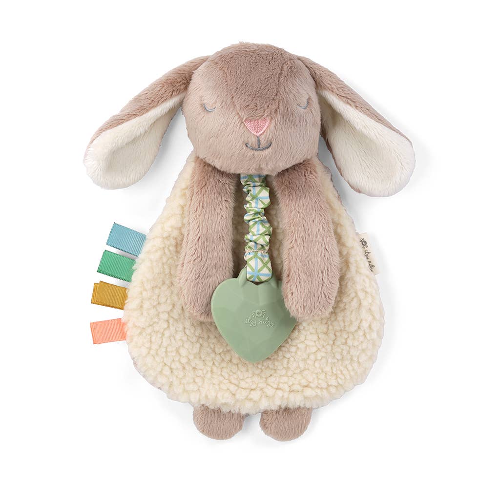 Itzy Friends Lovey Plush - Taupe Bunny