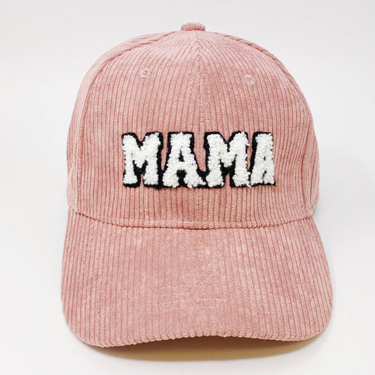 Corduroy Mama Ball Cap - Pink