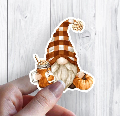 Gnome Pumpkin Spice - Sticker
