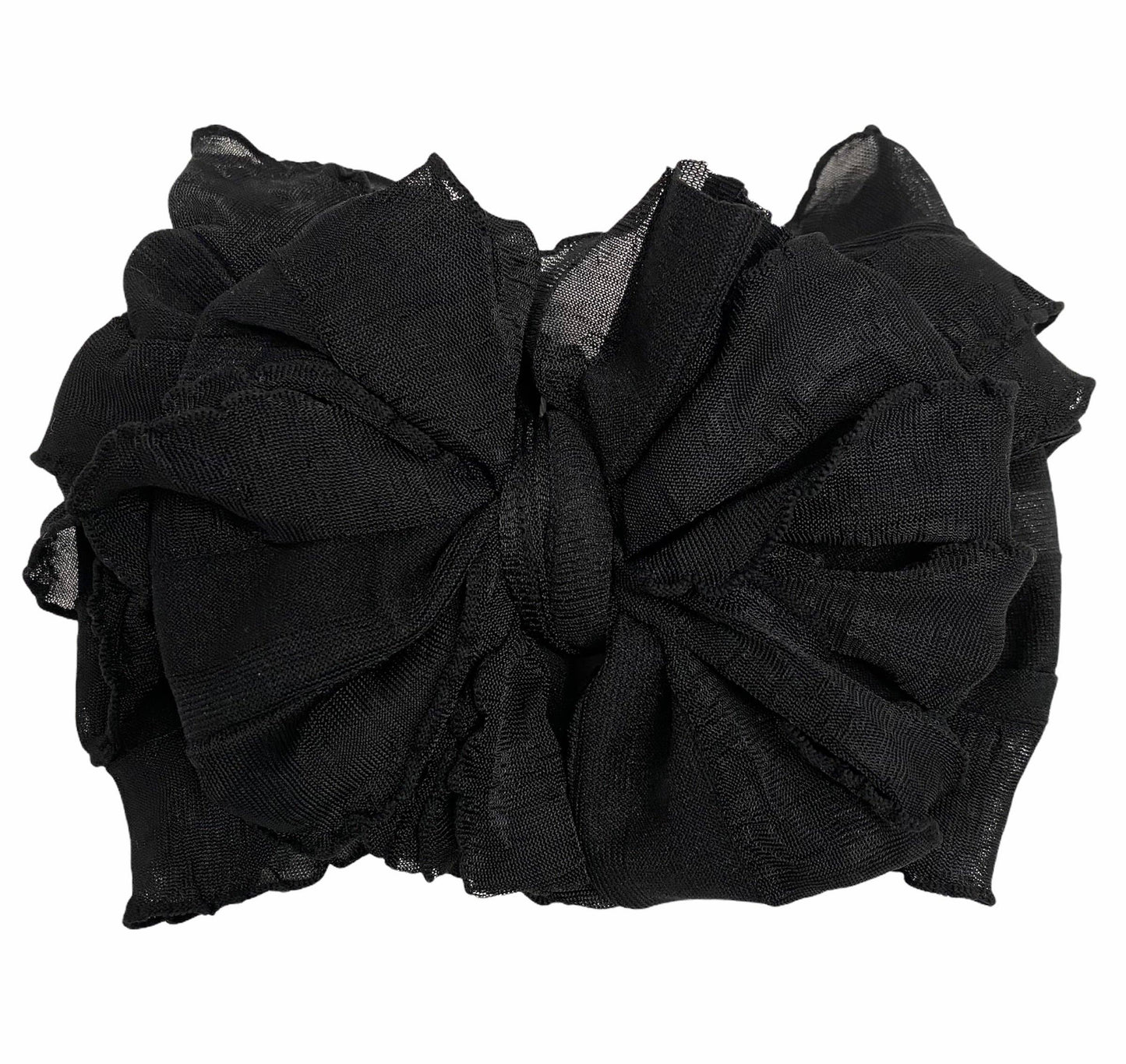 Ruffled Headband | Black