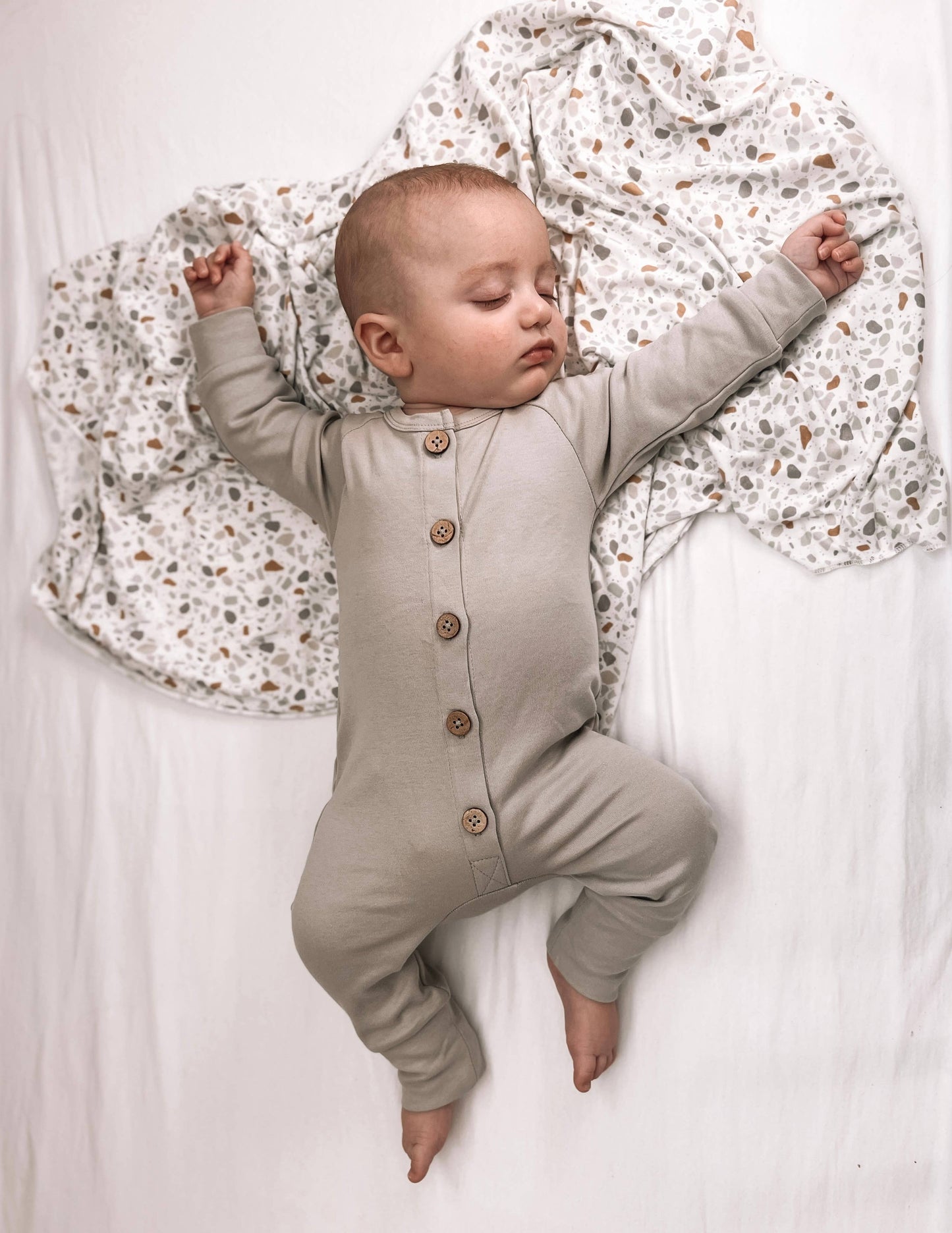 Organic Long Sleeve Romper