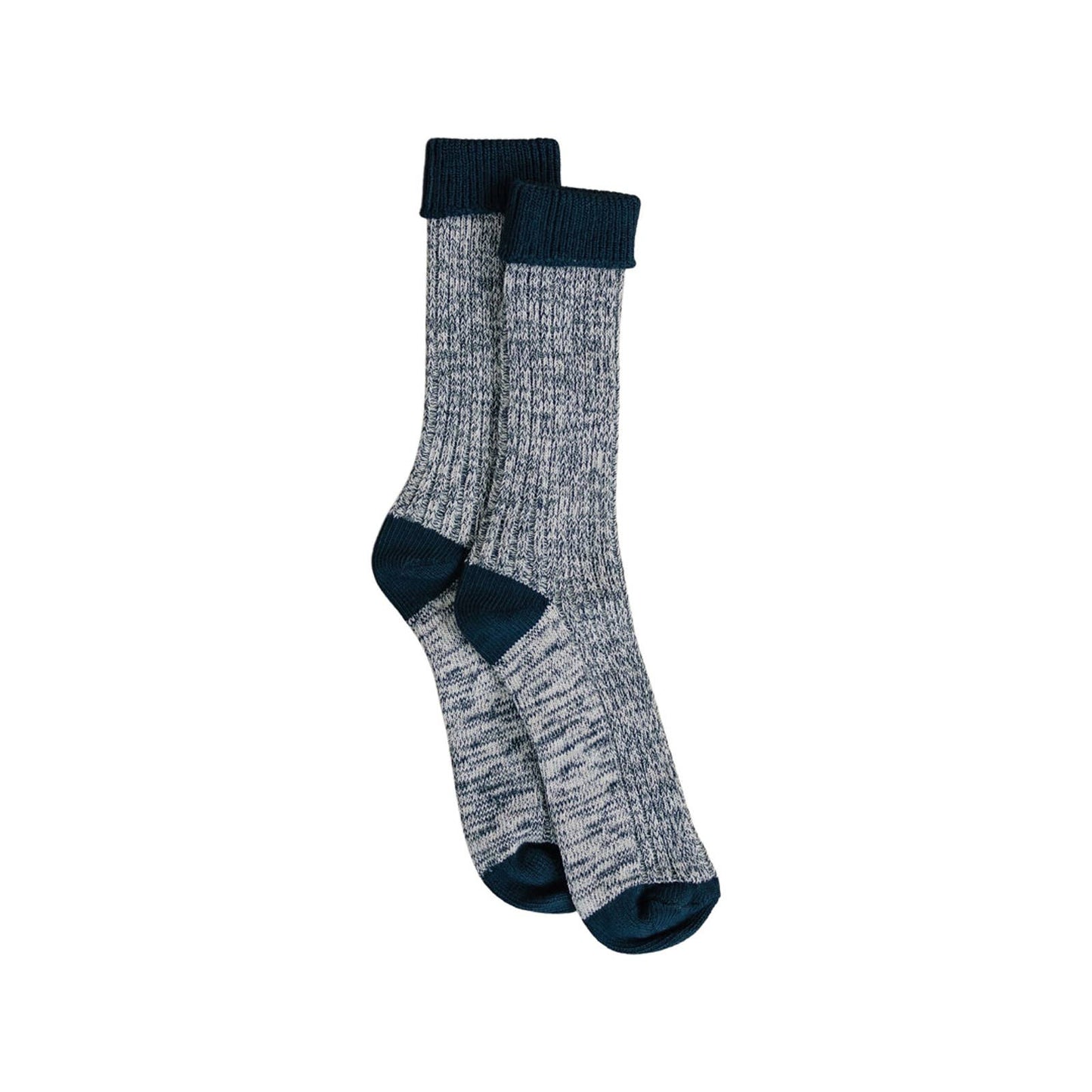 Chunky Knit Socks - Navy
