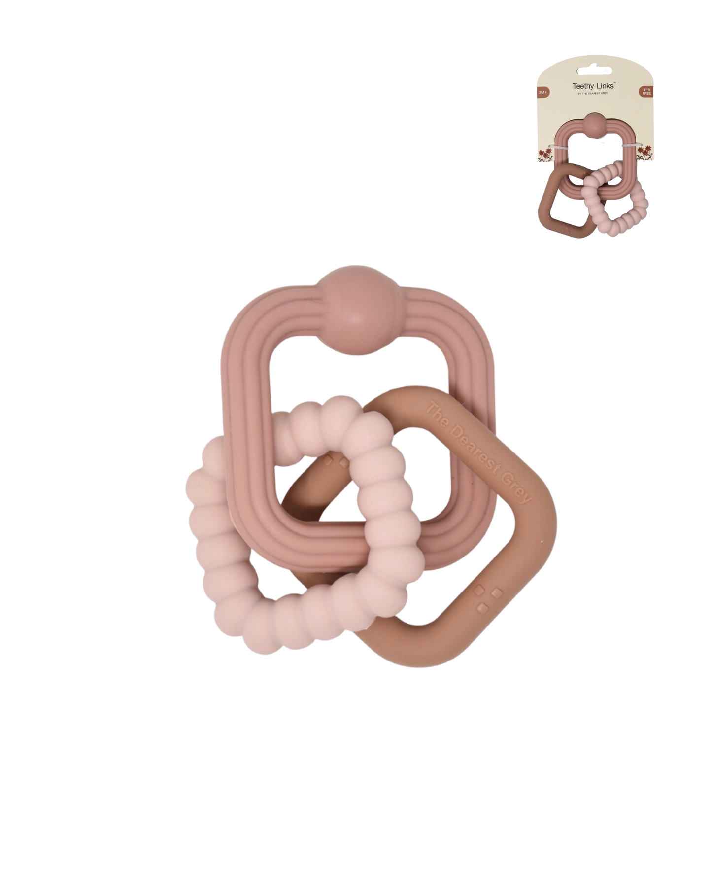 Teether Links | Pink Lemonade