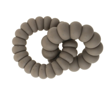 Silicone Teether Ring Slate