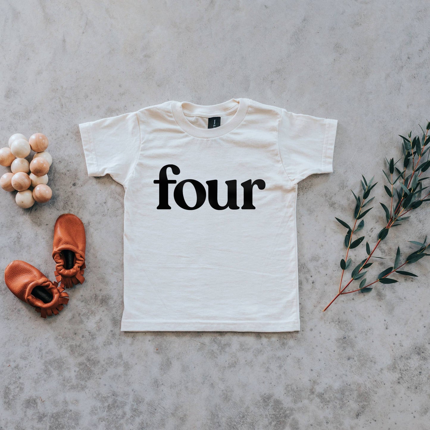 Modern Birthday Tee - Four