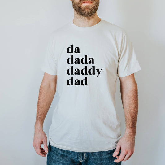 Da Dada Dad Daddy Cream Tee