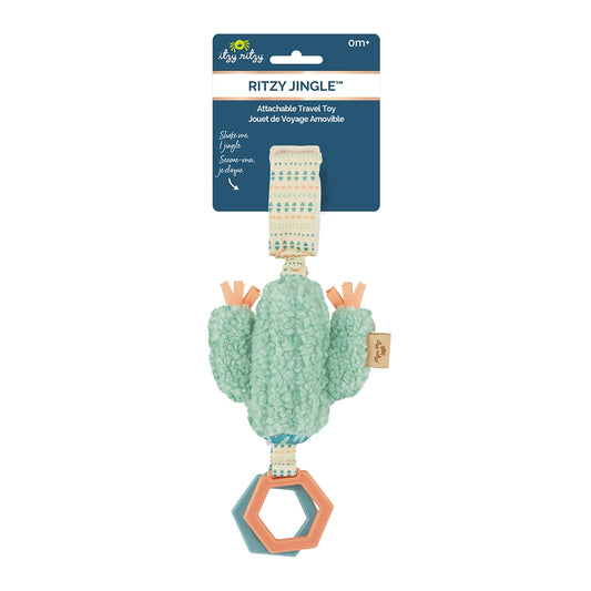 Ritzy Jingle™ Cactus Attachable Travel Toy