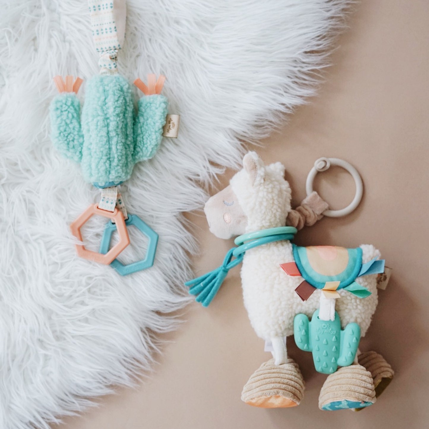 Link & Love Activity Plush Teether Toy - Llama