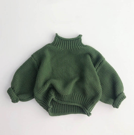 Turtleneck Sweater - Emerald