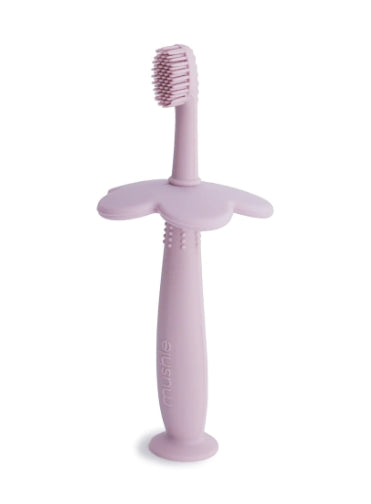 Mushie Training Toothbrush - Lilac Flower