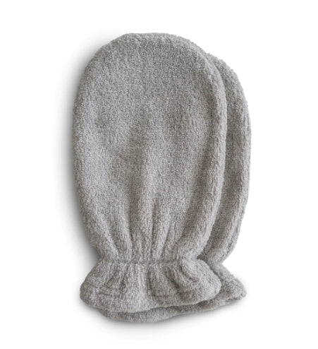 Organic Bath Mitt - 2 Pk Gray