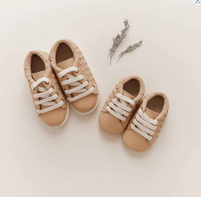 Woven Leather Sneaker - Honey (Mama)