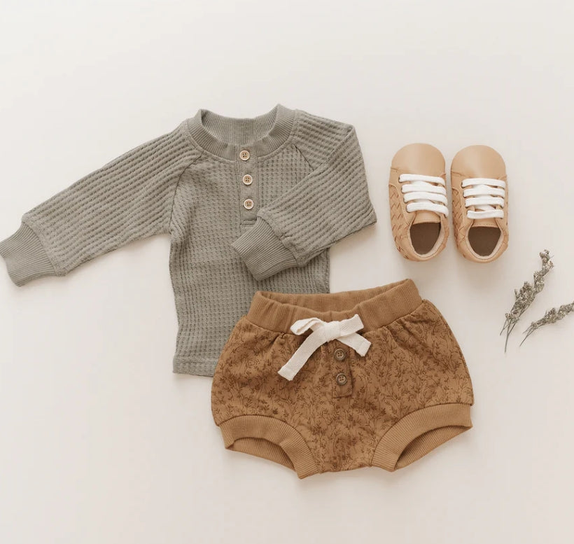 Woven Leather Sneaker - Honey (Mama)