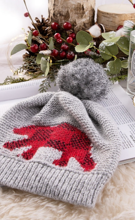 Winter Knitted Beanie - Bear