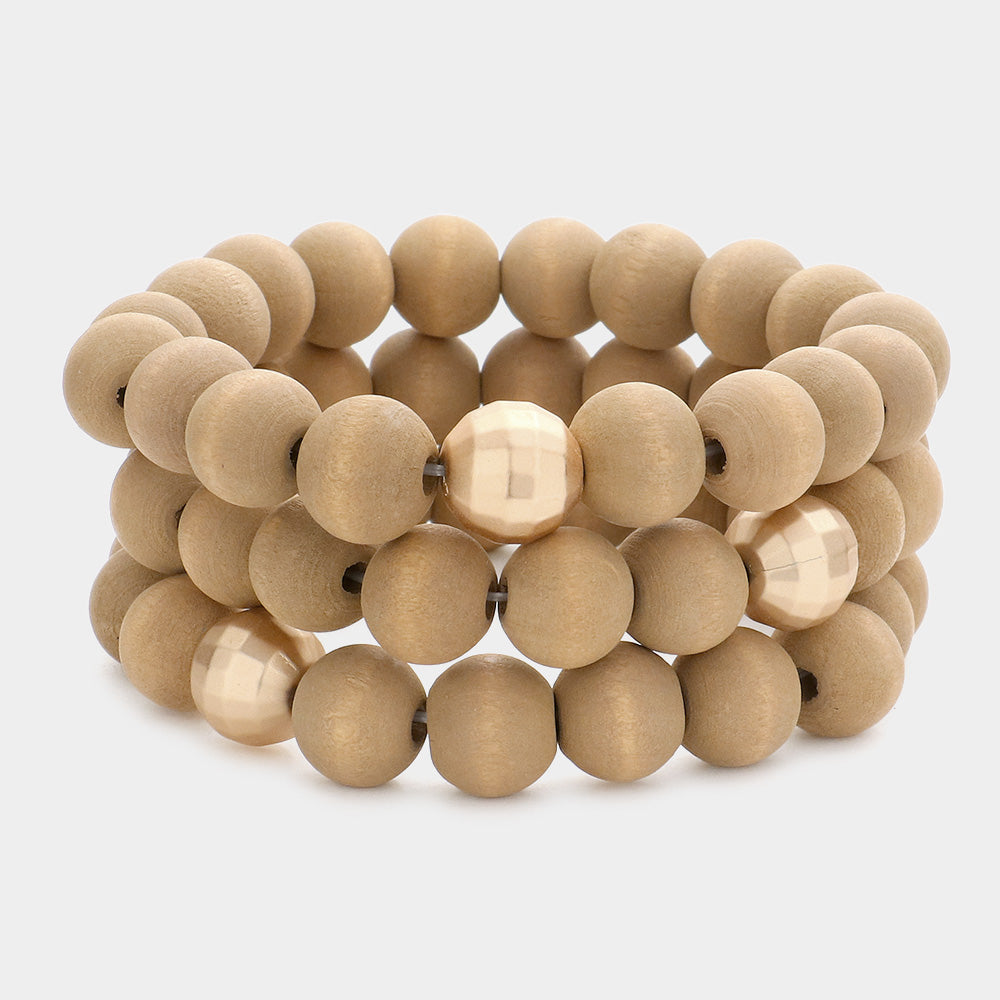 Mocha & Disco Gold - Bracelet