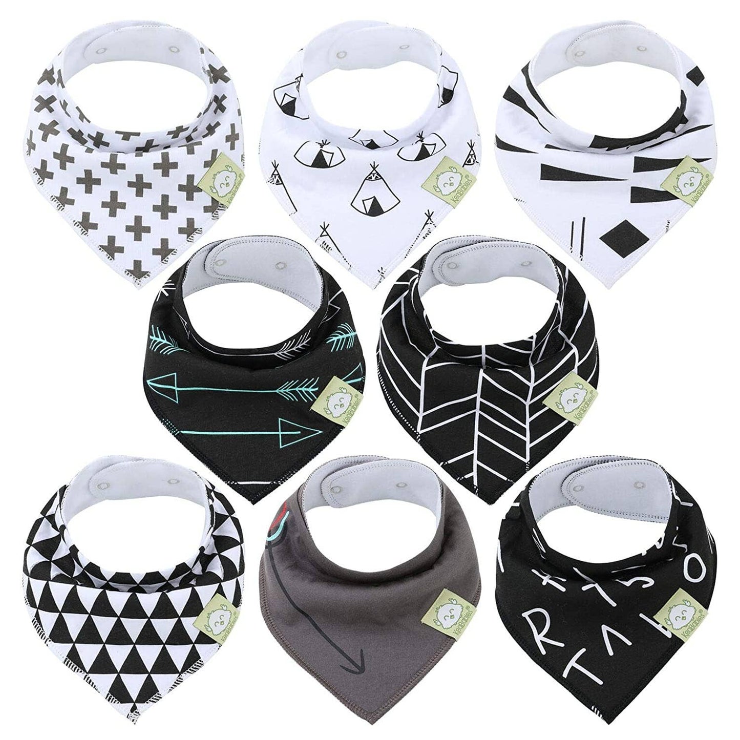KeaBabies Bandana Bibs (Baby Boss)