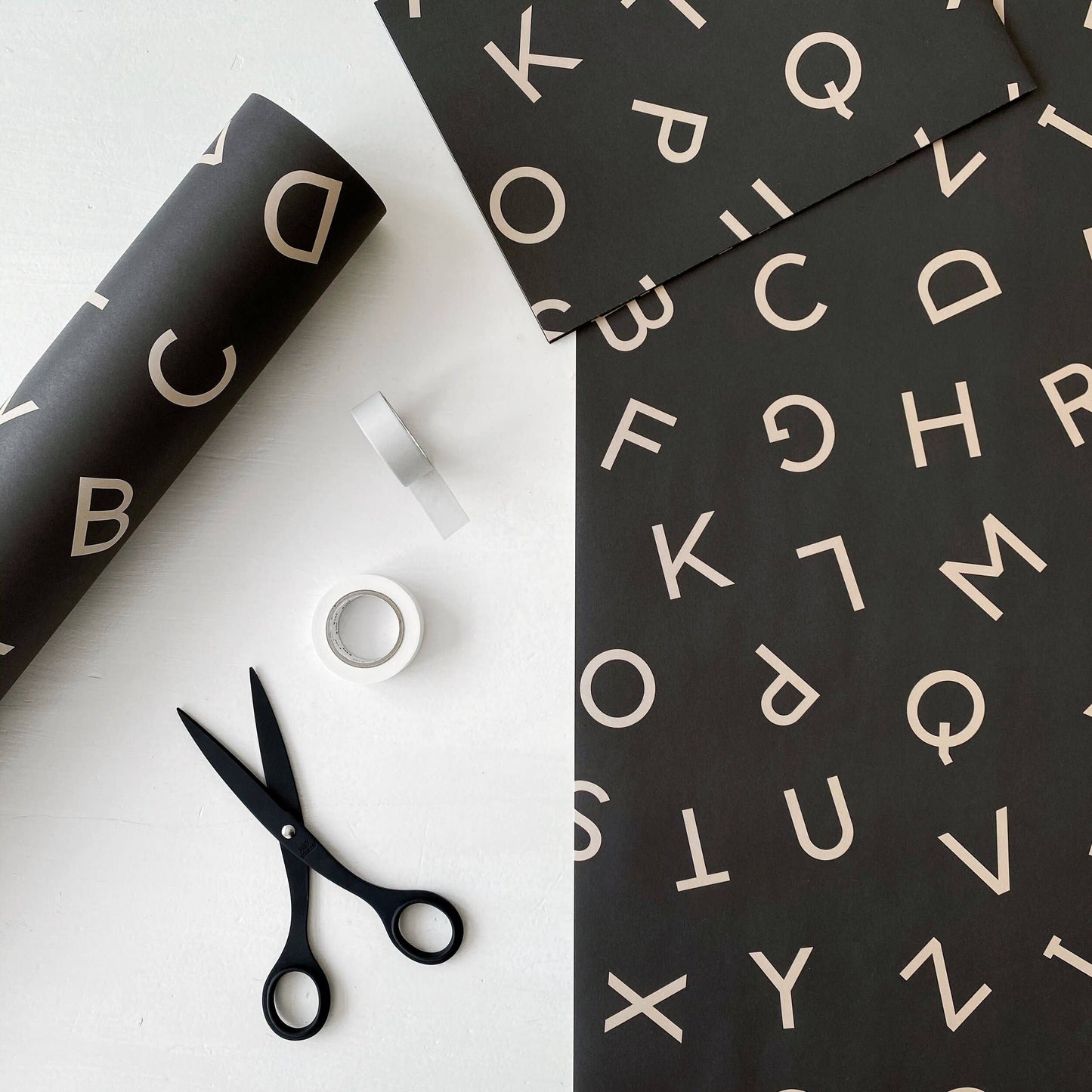 Wrapping Paper - Type Letters